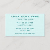 Concevez votre propre Carte de visite avec le code (Devant)