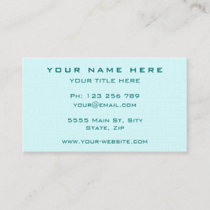 Concevez votre propre Carte de visite Choisissez d