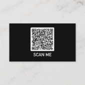 Concevez votre propre Carte de visite de code QR C (Dos)