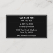 Concevez votre propre Carte de visite de code QR C (Devant)