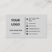 Concevez votre propre Carte de visite de code QR d (Devant)