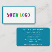 Concevez votre propre Carte de visite de logo pers (Devant / Derrière)