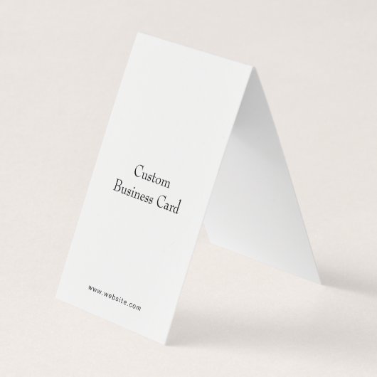 Concevez votre propre carte de visite pliée (Devant)