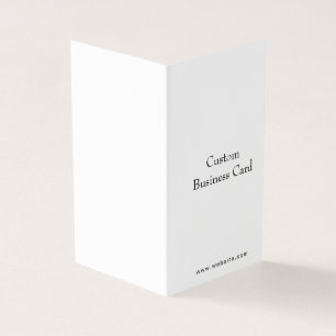 Concevez votre propre carte de visite pliée