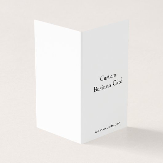 Concevez votre propre carte de visite pliée (Extérieur)