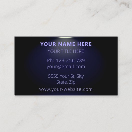 Concevez votre propre Carte de visite promotionnel (Devant)