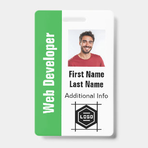 concevez votre propre carte d'identité, badge de b