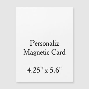 Concevez votre propre carte magnétique personnalis