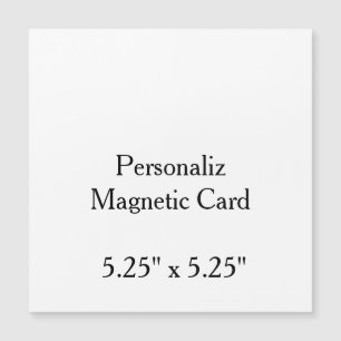 Concevez votre propre carte magnétique personnalis