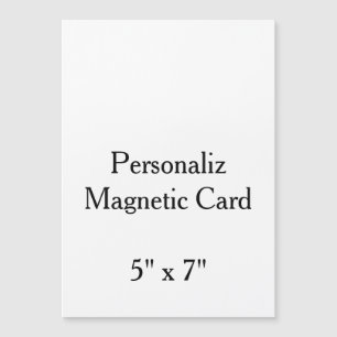 Concevez votre propre carte magnétique personnalis
