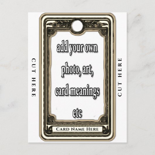 Concevez votre propre carte Tarot (Devant)