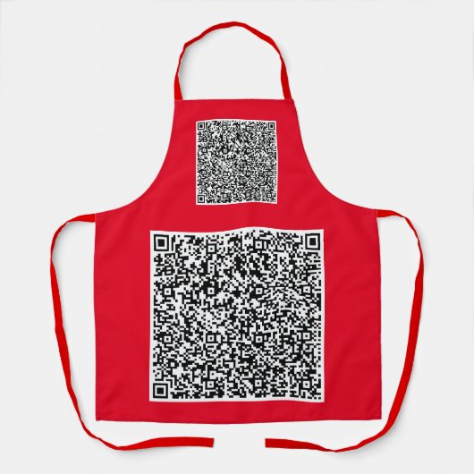 Concevez votre propre couleur QR Code tablier pers (Recto)