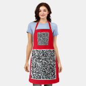 Concevez votre propre couleur QR Code tablier pers (Porté)