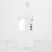 Concevez votre propre entreprise Bottle Étiquette  (Dos)