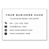 Concevez votre propre entreprise Numéro de table M (Dos)
