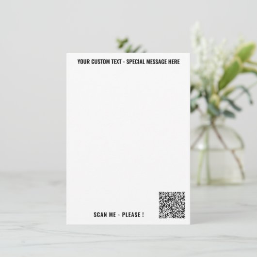 Concevez votre propre exemple de menu QR Code avec (Debout devant)