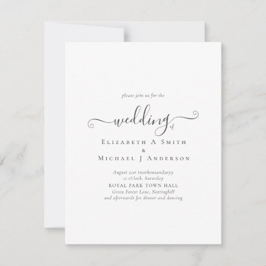 Concevez votre propre Faire-part de mariage Ajoute (Devant)