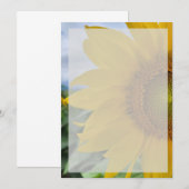 Concevez votre propre invitation au tournesol (Devant / Derrière)