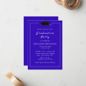 Concevez votre propre invitation de Graduation Cod (Devant/Arrière en situation)