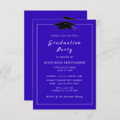 Concevez votre propre invitation de Graduation Cod (Devant / Derrière)