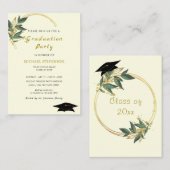 Concevez votre propre invitation de graduation d'o (Devant / Derrière)