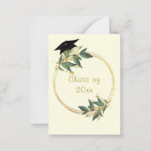 Concevez votre propre invitation de graduation d'o (Dos)