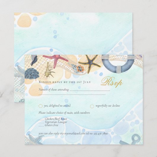 Concevez votre propre invitation d'événement nauti (Devant / Derrière)