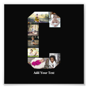 Concevez votre propre lettre C Photo Collage