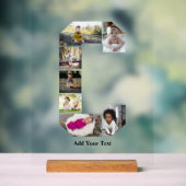 Concevez votre propre lettre C Photo Collage (Neutre)