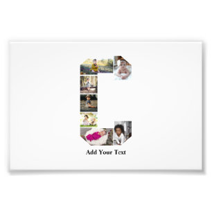 Concevez votre propre lettre C Photo Collage