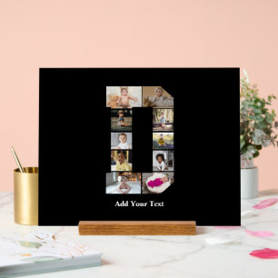 Concevez votre propre lettre D photo Collage
