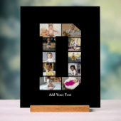 Concevez votre propre lettre D photo Collage (Neutre)