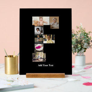 Concevez votre propre lettre F photo Collage
