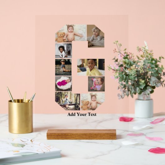 Concevez votre propre lettre G photo Collage (Mariage)