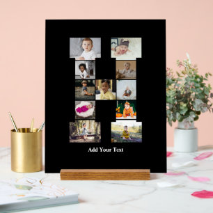 Concevez votre propre lettre H photo Collage