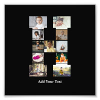 Concevez votre propre lettre H photo Collage