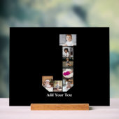 Concevez votre propre lettre J Photo Collage (Neutre)