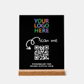 Concevez votre propre logo personnalisé QR Code (Recto)