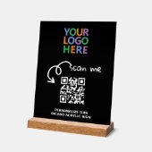 Concevez votre propre logo personnalisé QR Code (Angle)