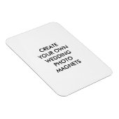 Concevez votre propre magnet de photo de mariage (Côté Droit)