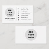 Concevez votre propre modèle de carte de visite (Devant / Derrière)