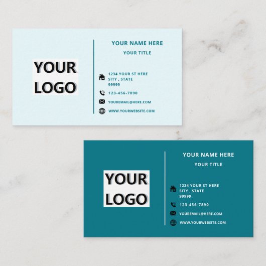 Concevez votre propre modèle de carte de visite pe (Devant / Derrière)