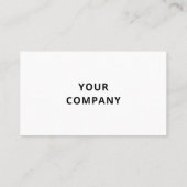 Concevez votre propre modèle de carte de visite pe (Dos)