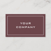 Concevez votre propre modèle de carte de visite pe (Dos)