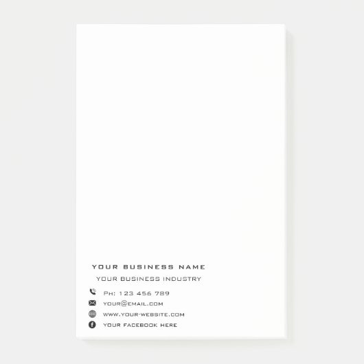 Concevez votre propre Modèle de notes post-it® pou (Devant)