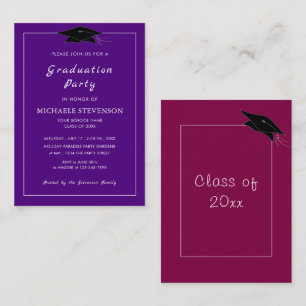Concevez votre propre Modèle d'invitation de diplô