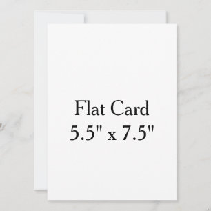 Concevez votre propre modèle personnalisé 5,5" x 7