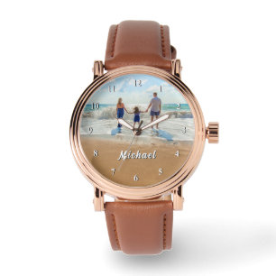 Concevez Votre Propre Montre Photo avec Nom Person