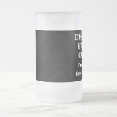 Concevez votre propre Mug de bière - noir et blanc (Centre)