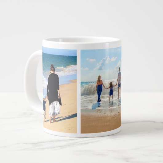 Concevez Votre Propre Mug de Café avec Collage de (Devant gauche)